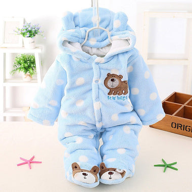 Cotton Padded Newborn Warm Jumpsuit