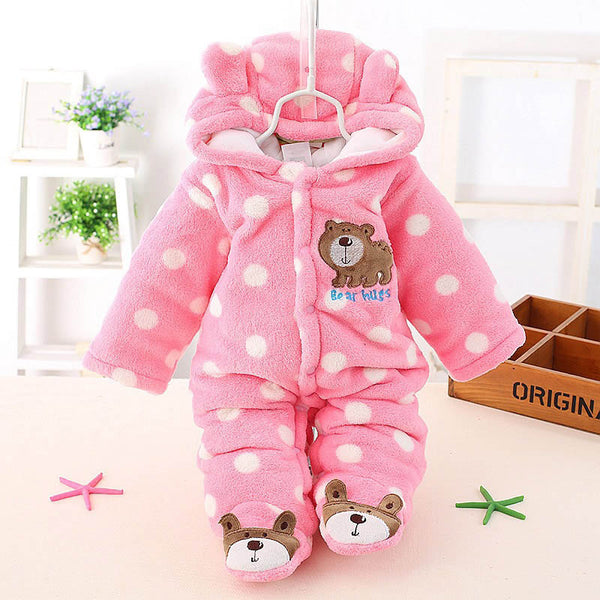 Cotton Padded Newborn Warm Jumpsuit