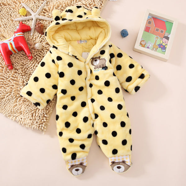 Cotton Padded Newborn Warm Jumpsuit