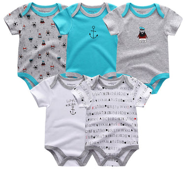 Short Sleeve Baby Rompers