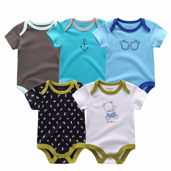 Short Sleeve Baby Rompers