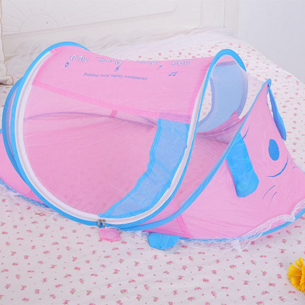 Kawaii Baby Bed with Mosquito Net