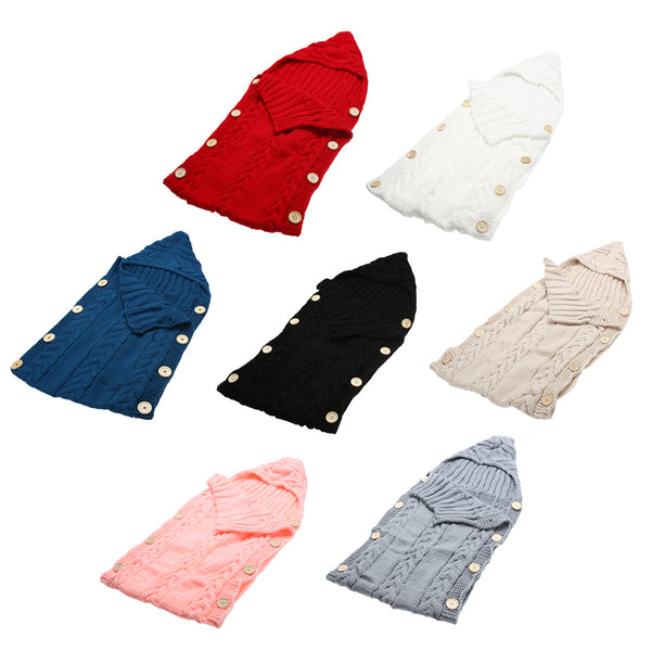 Knitted Newborn Swaddle Wrap