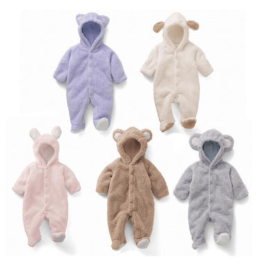 Coral Fleece Newborn Baby Clothes