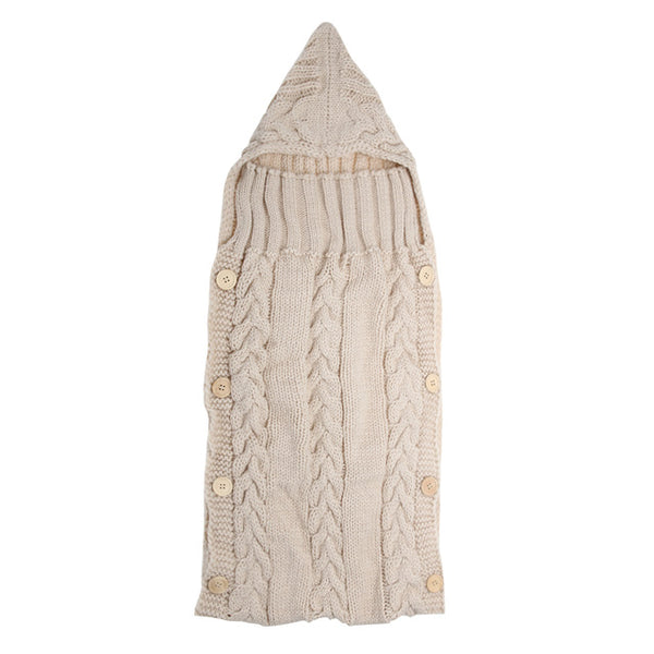 Knitted Newborn Swaddle Wrap