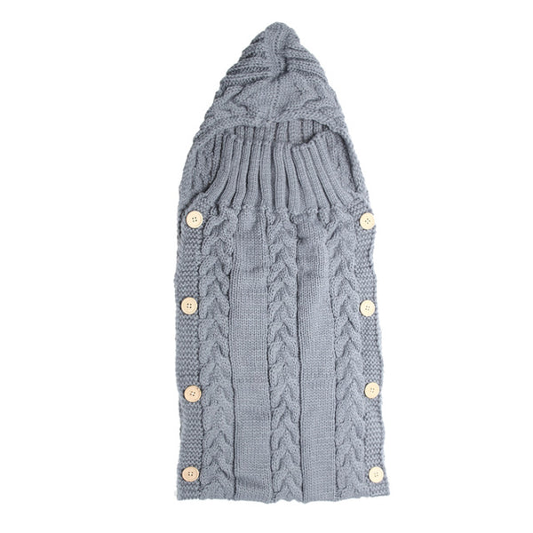 Knitted Newborn Swaddle Wrap
