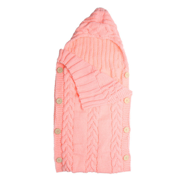 Knitted Newborn Swaddle Wrap