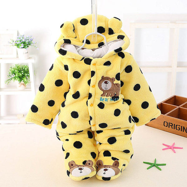 Cotton Padded Newborn Warm Jumpsuit