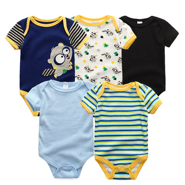 Short Sleeve Baby Rompers