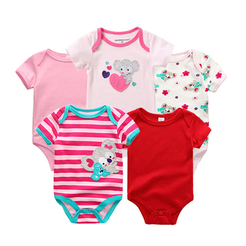 Short Sleeve Baby Rompers