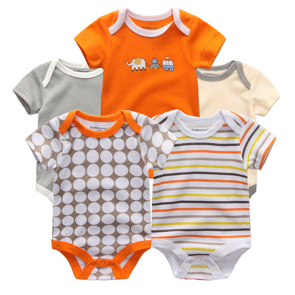 Short Sleeve Baby Rompers