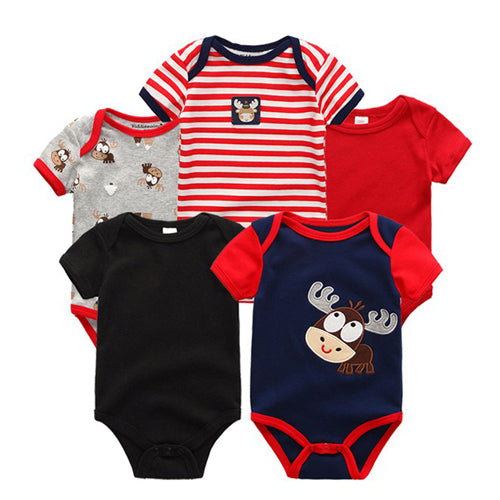 Short Sleeve Baby Rompers